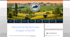 Desktop Screenshot of kentucky.ache.org